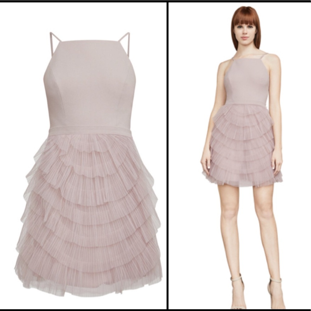 BCBGMAXAZRIA Casandra Pleated Dress